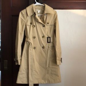 J Crew Factory Trench Coat
